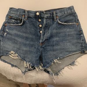 Agolde denim shorts